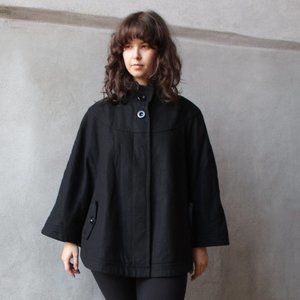 Black Cape Coat